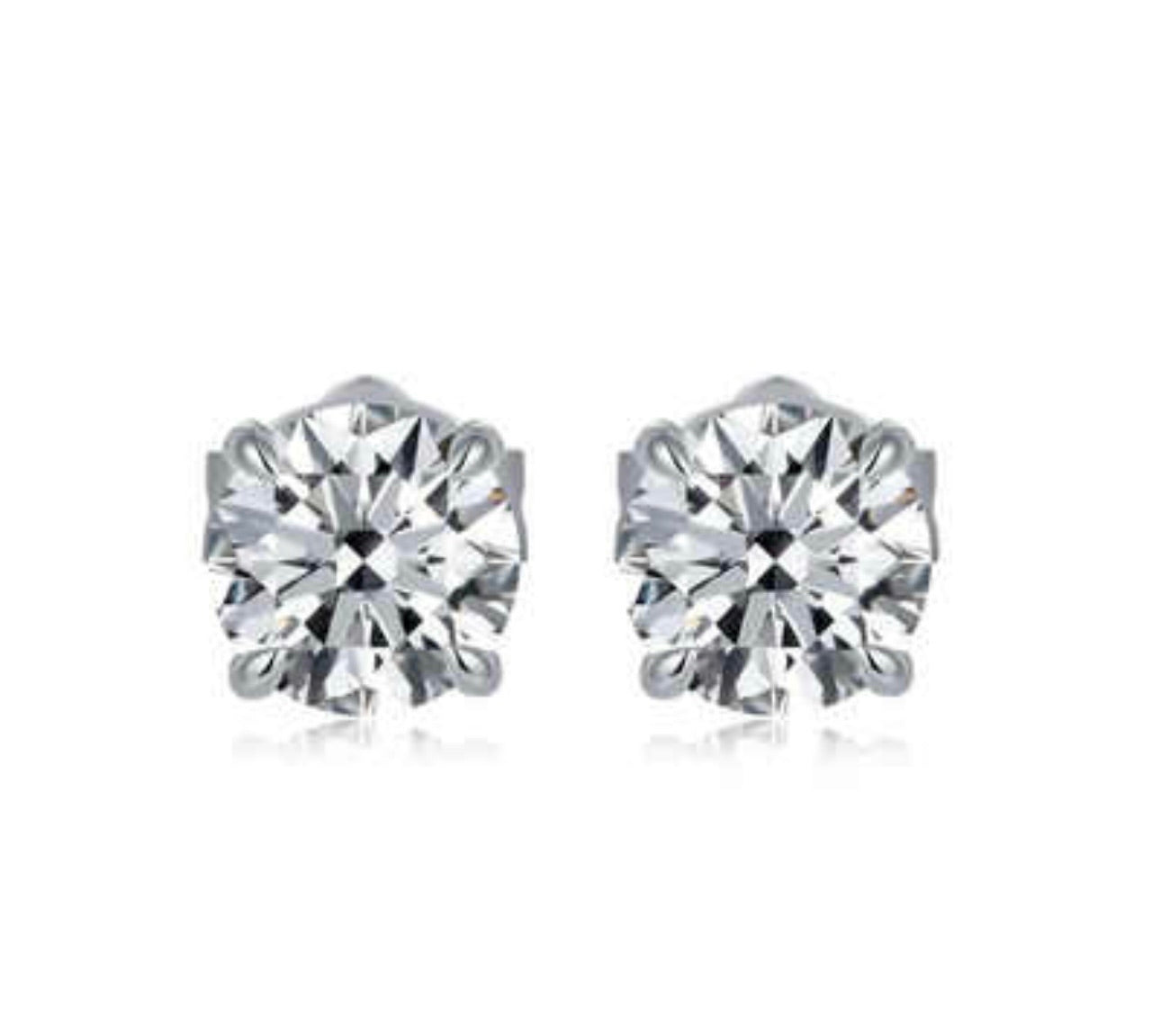 ラボダイヤ ピアス 2.009ct pt950 鑑定書付き