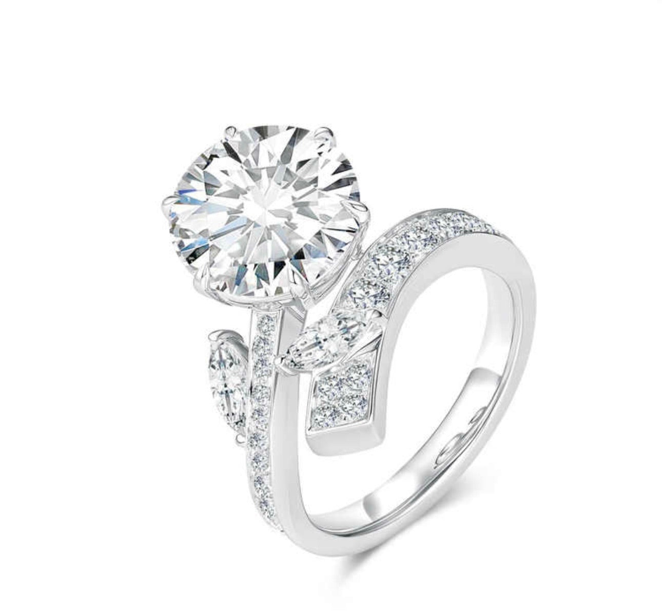 トワインフィットリング　5.94ct k18 7.34g 鑑定書付き