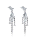 ラウンドハロースタッドピアス 1.2ct K18ホワイトゴールド 総重量16.89g