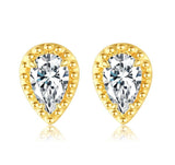 フープピアス 0.581ct K18イエローゴールド 総重量1.48g