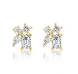 ラディアントフープピアス 0.825ct K18 ホワイトゴールド 総重量1.72g