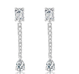 ハニカムティアドロップスタッドピアス 2.041ct 副石1.492ct K18イエローゴールド ホワイトゴールドに変更可 4.1g