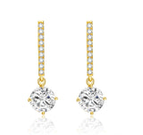 ソリティアスタッドピアス 主石1.1ct 副石 0.119ct K14イエローゴールド 総重量1.902g